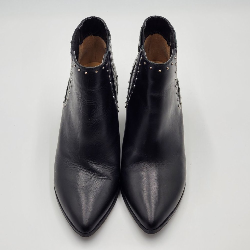 MICHAEL Michael Kors Black Leather Ankle Booties - Picture 9 of 16